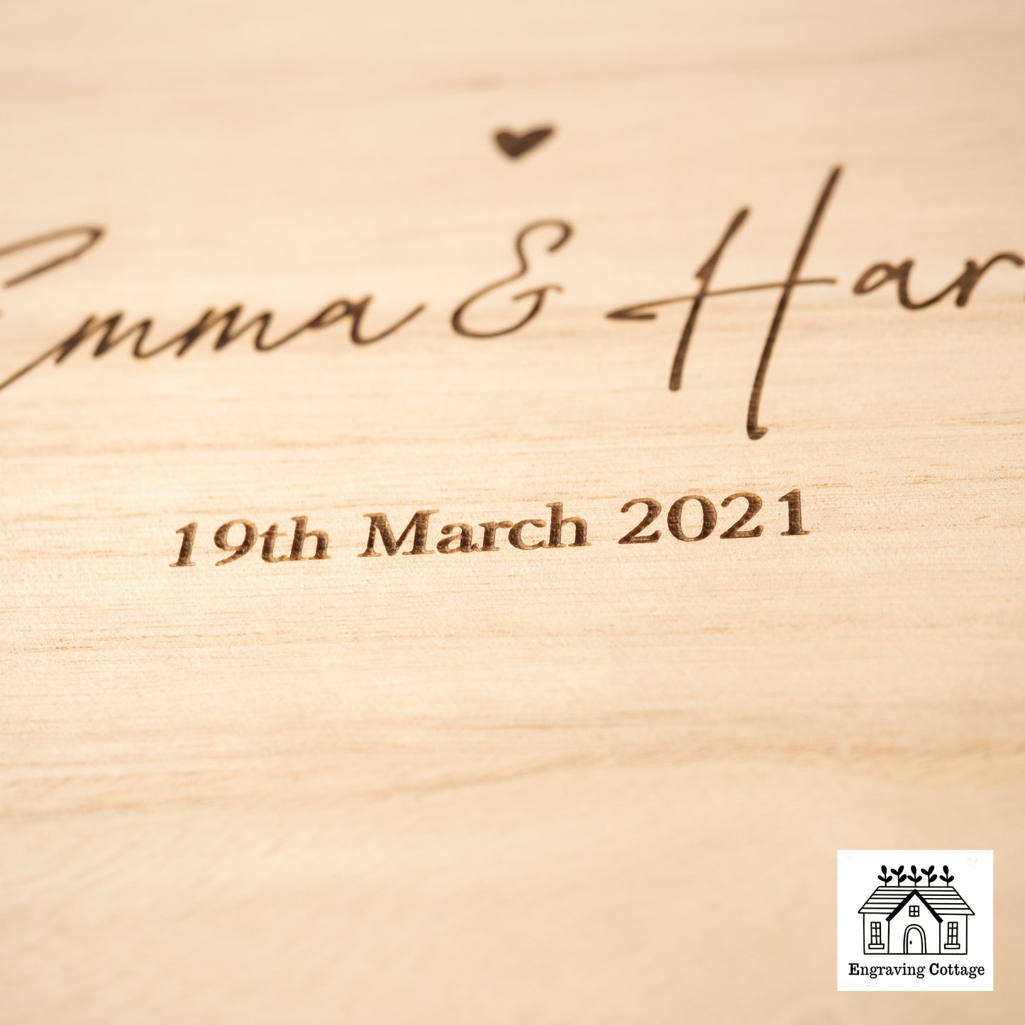 Wooden Keepsake Box For Couples, Boyfriend, Girlfriend, Wedding Gift Engraved Memory Memories Couples Present