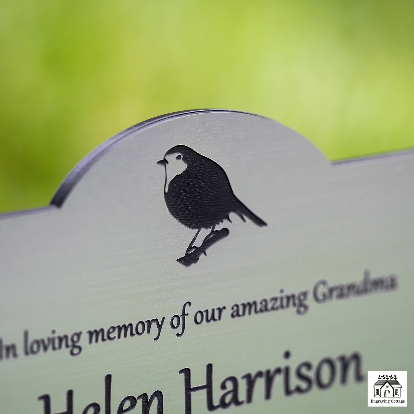Engraved Memorial Plaque Grave / Tree Marker