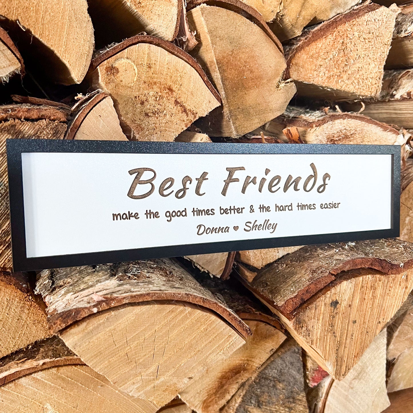 Best Friend Gift Wooden Sign For Home Cute Small Bestie Present Idea