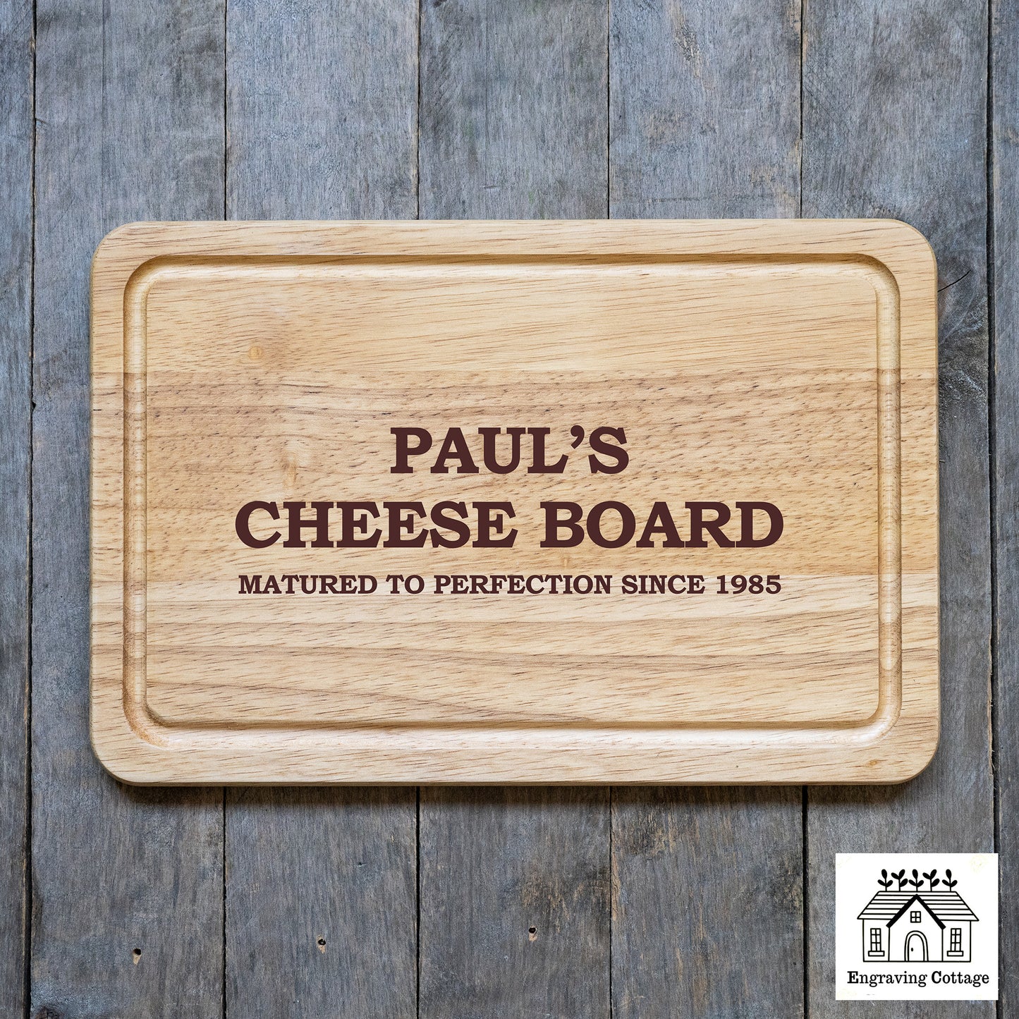 Wooden Cheese Board Gift For Him, Christmas Gift, Birthday Gift, Housewarming Present