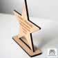 Wooden Star Award Trophy With Wording For Dance, Schools, Pupils, Academy, Corporate Award Gift, Sports Day Trophy