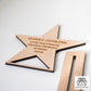 Wooden Star Award Trophy With Wording For Dance, Schools, Pupils, Academy, Corporate Award Gift, Sports Day Trophy