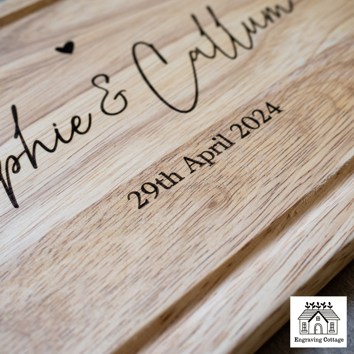 Personalised Chopping Board For Couples, Gift For Couples, Christmas, Wedding, Engagement, Housewarming Present