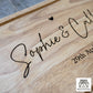 Personalised Chopping Board For Couples, Gift For Couples, Christmas, Wedding, Engagement, Housewarming Present