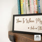 Framed Home Is Where My Grandchildren Are Painted Wooden Sign For Home Cute Small Family Sign Gift