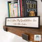 Framed Home Is Where My Grandchildren Are Painted Wooden Sign For Home Cute Small Family Sign Gift