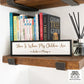 Framed Home Is Where My Children Are Painted Wooden Sign For Home Cute Small Family Sign