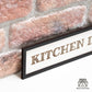 Kitchen Disco Wooden Engraved Framed Kitchen Sign Painted Black Wood Frame House Warming Funny Gift