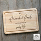 Picky Bits Personalised Chopping Board Funny Gift, Cheese / Charcuterie Board Valentines / Anniversary Foodie Couples Present
