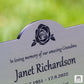 Engraved Memorial Plaque Grave / Tree Marker